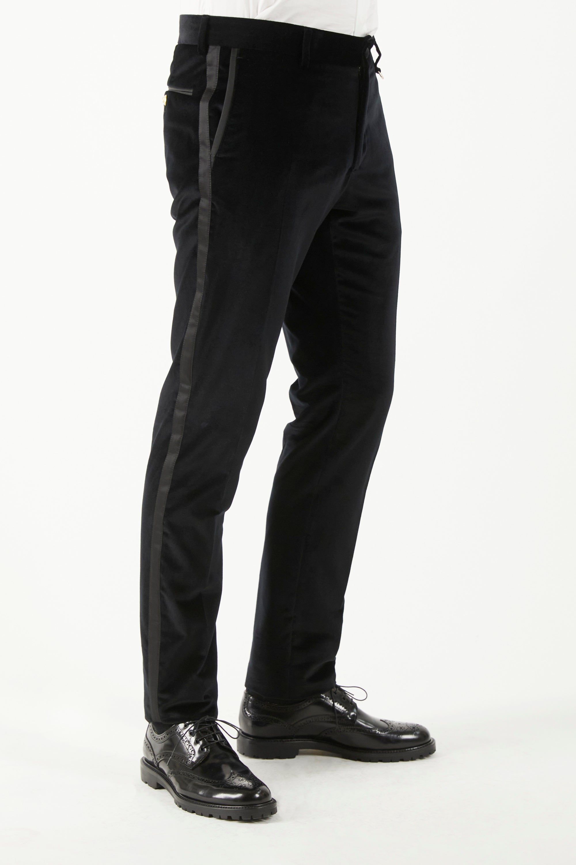 Black Velvet Pants