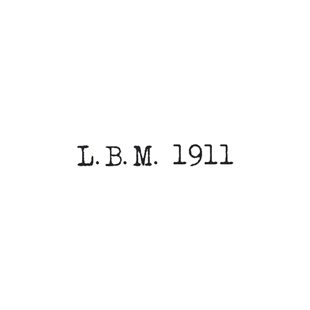 L. B. M 1911