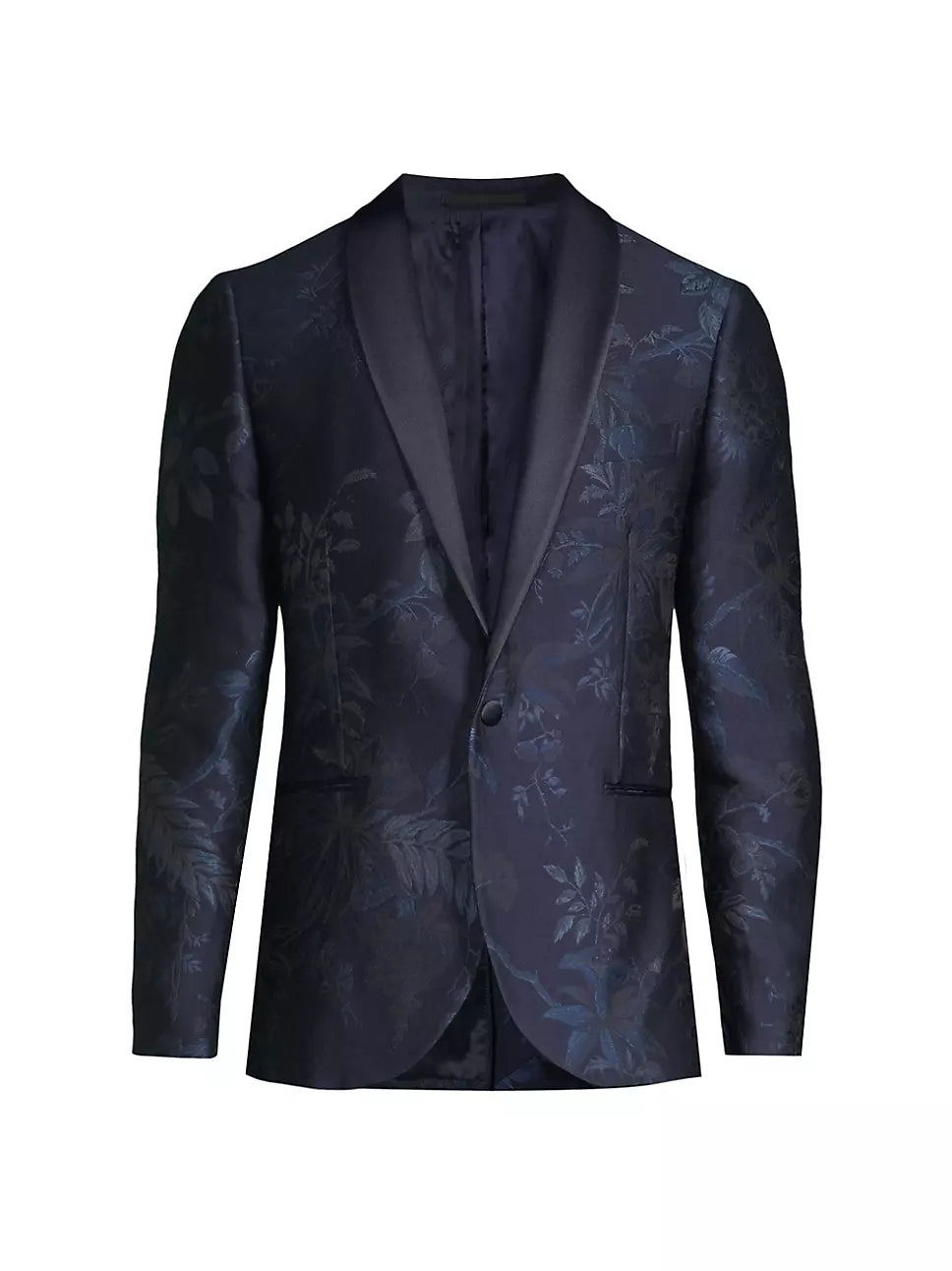 SHAWL COLLAR EMBROIDERED EVENING JACKET