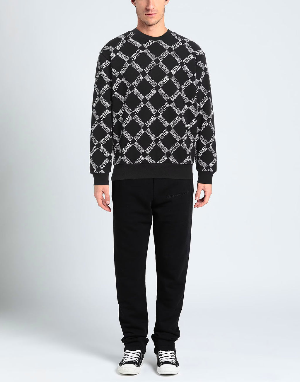 Couture Crosshatch Logo Sweatshirt