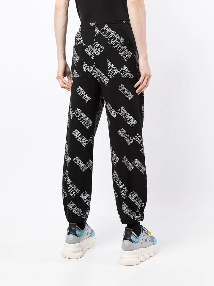 all-over logo track pants