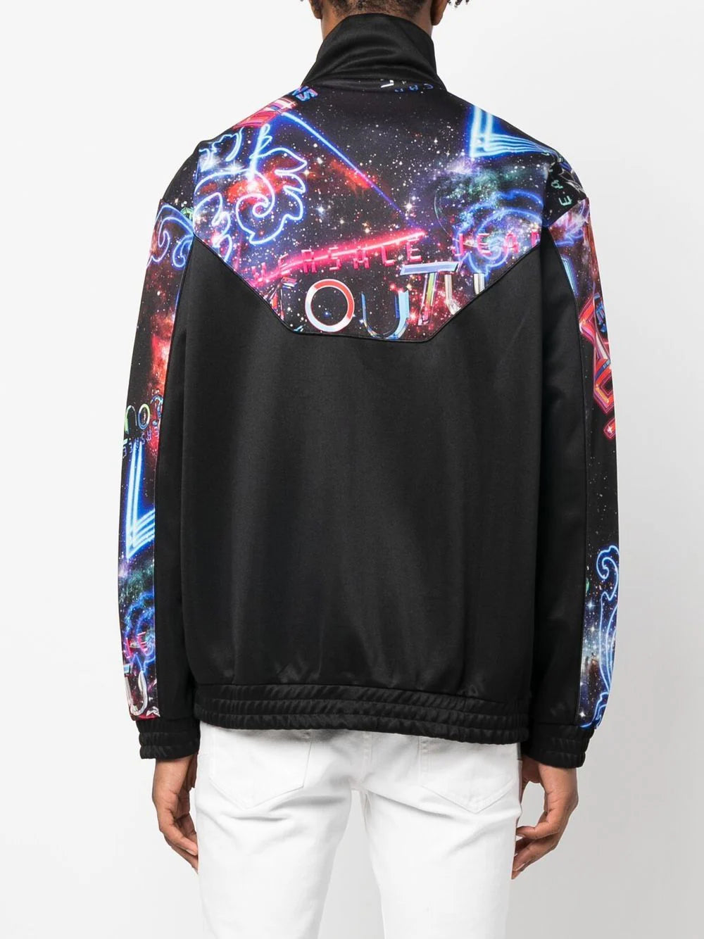 Logo Digital-Print Bomber Jacket