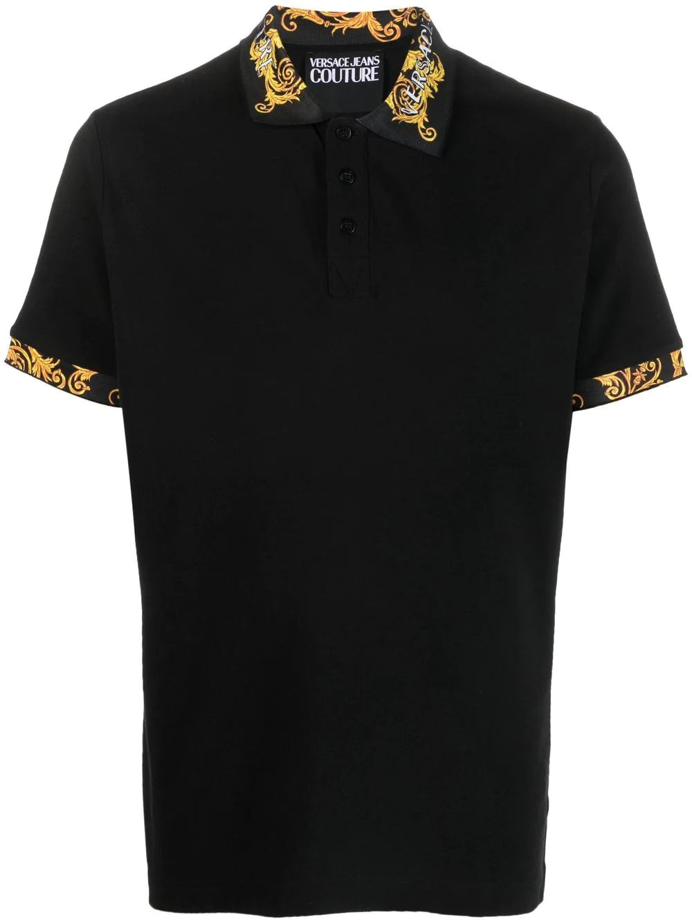 Logo Couture cotton polo shirt