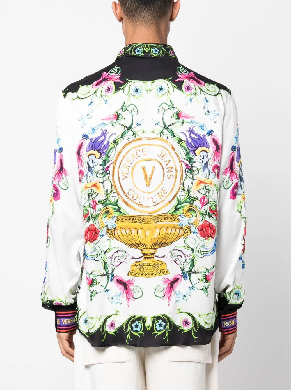 logo-print long-sleeve shirt
