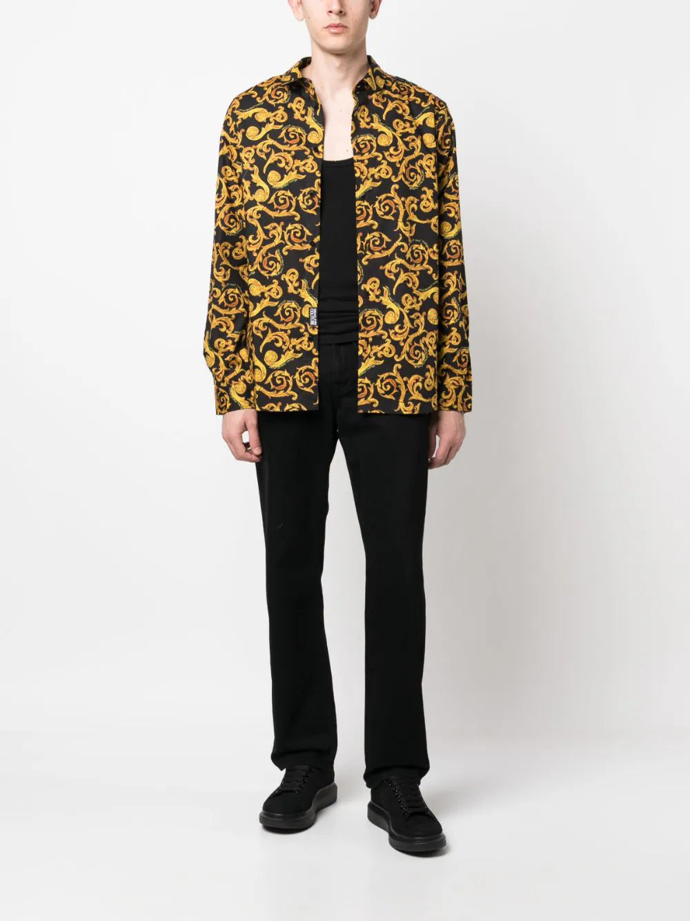 Graphic-Print Cotton Shirt