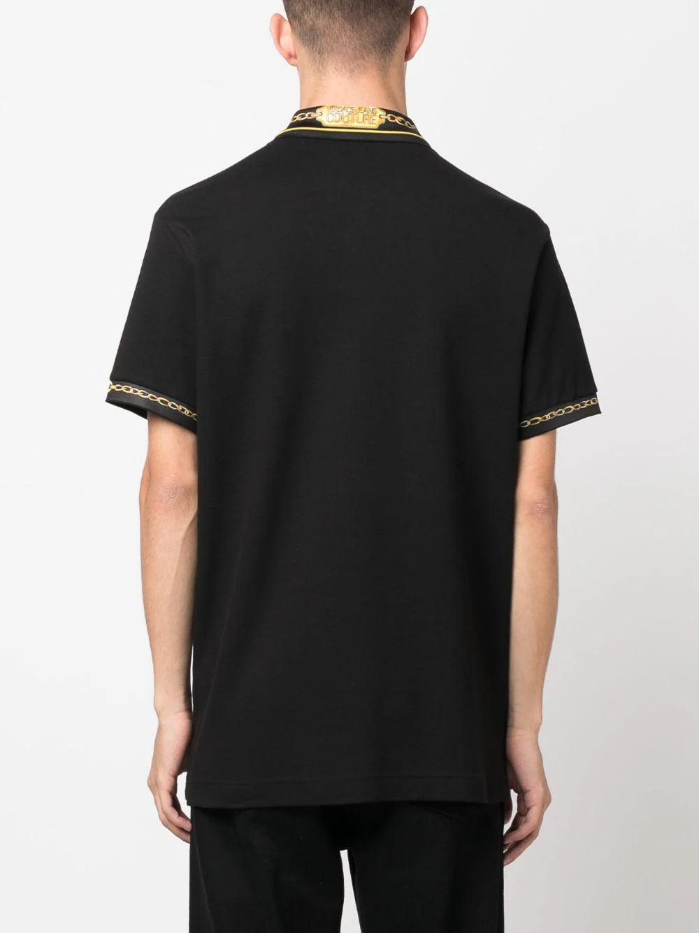 Chain-Link Polo Shirt