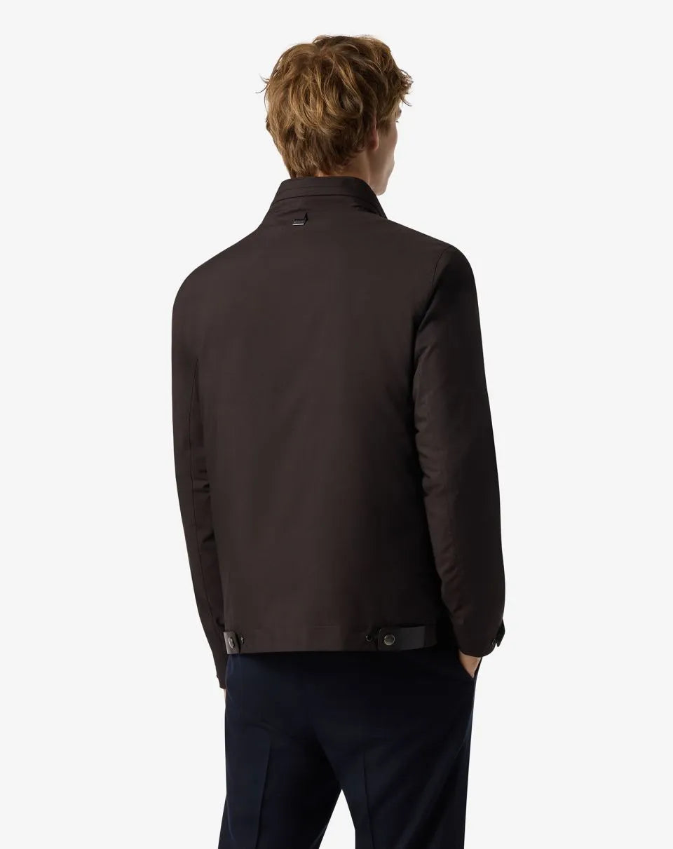 Brown technical fabric jacket