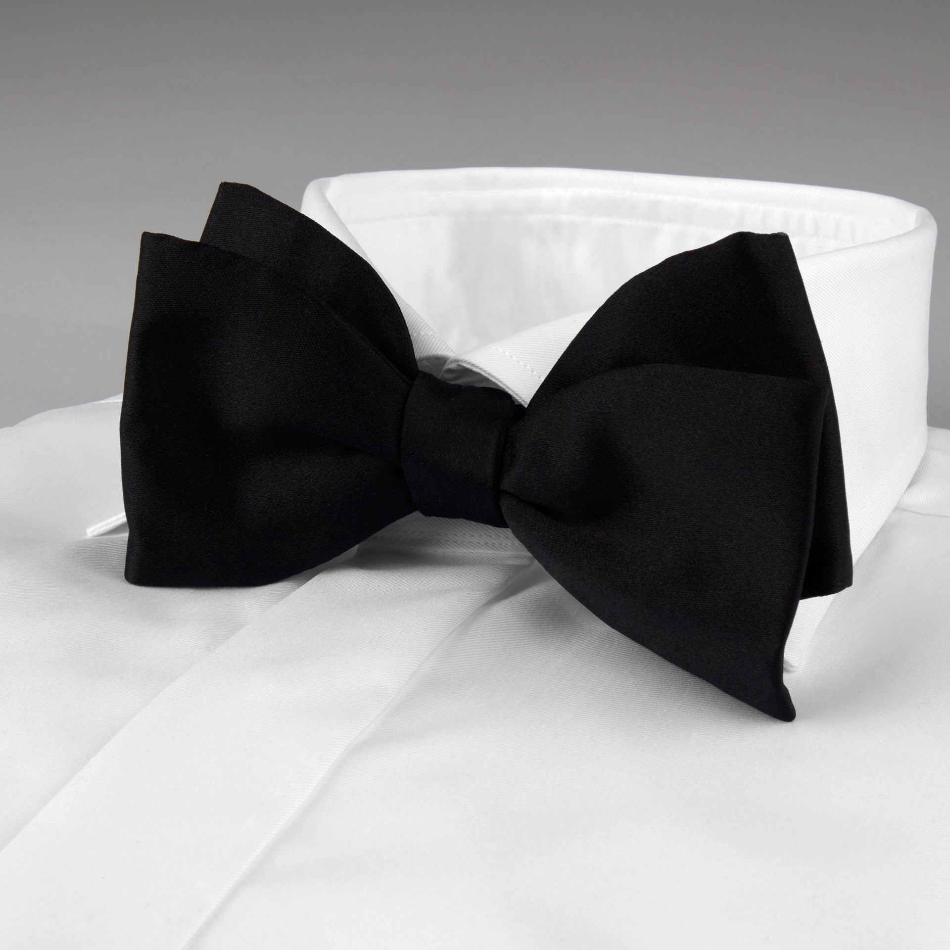 White Twill Evening Shirt, French Cuffs