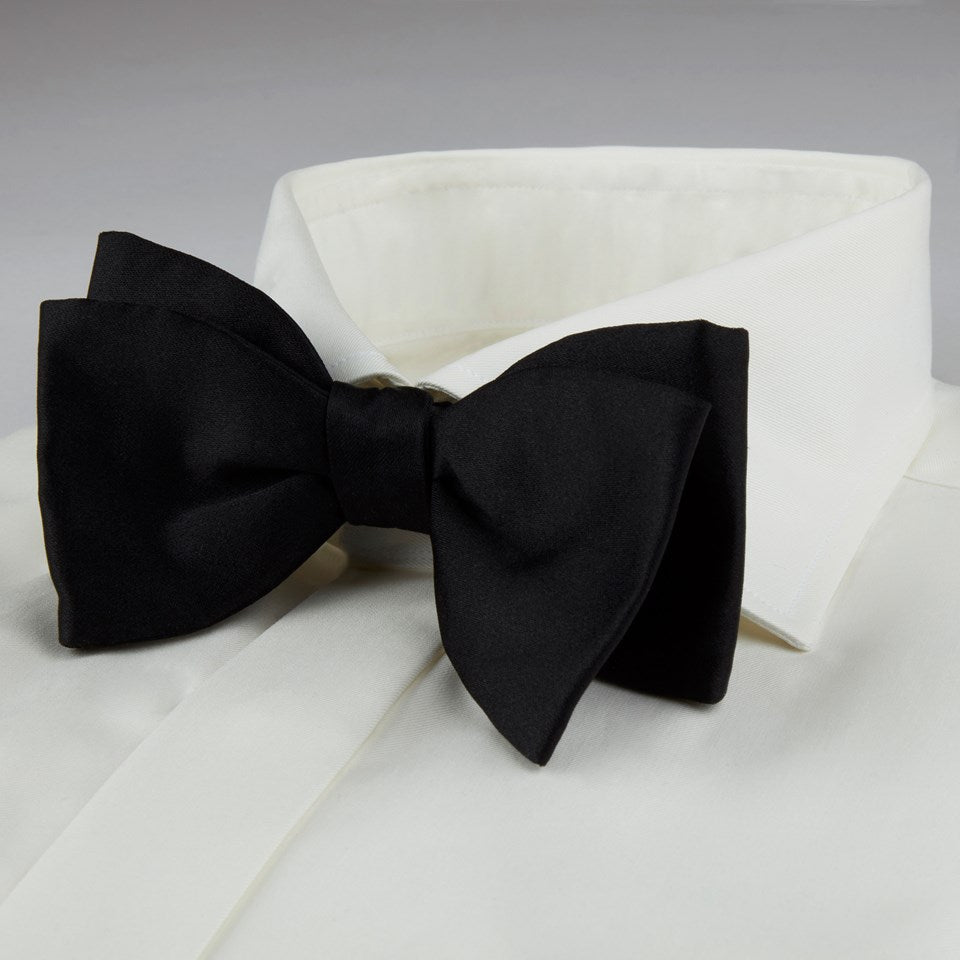 Off White Twill Evening Shirt, French Cuffs