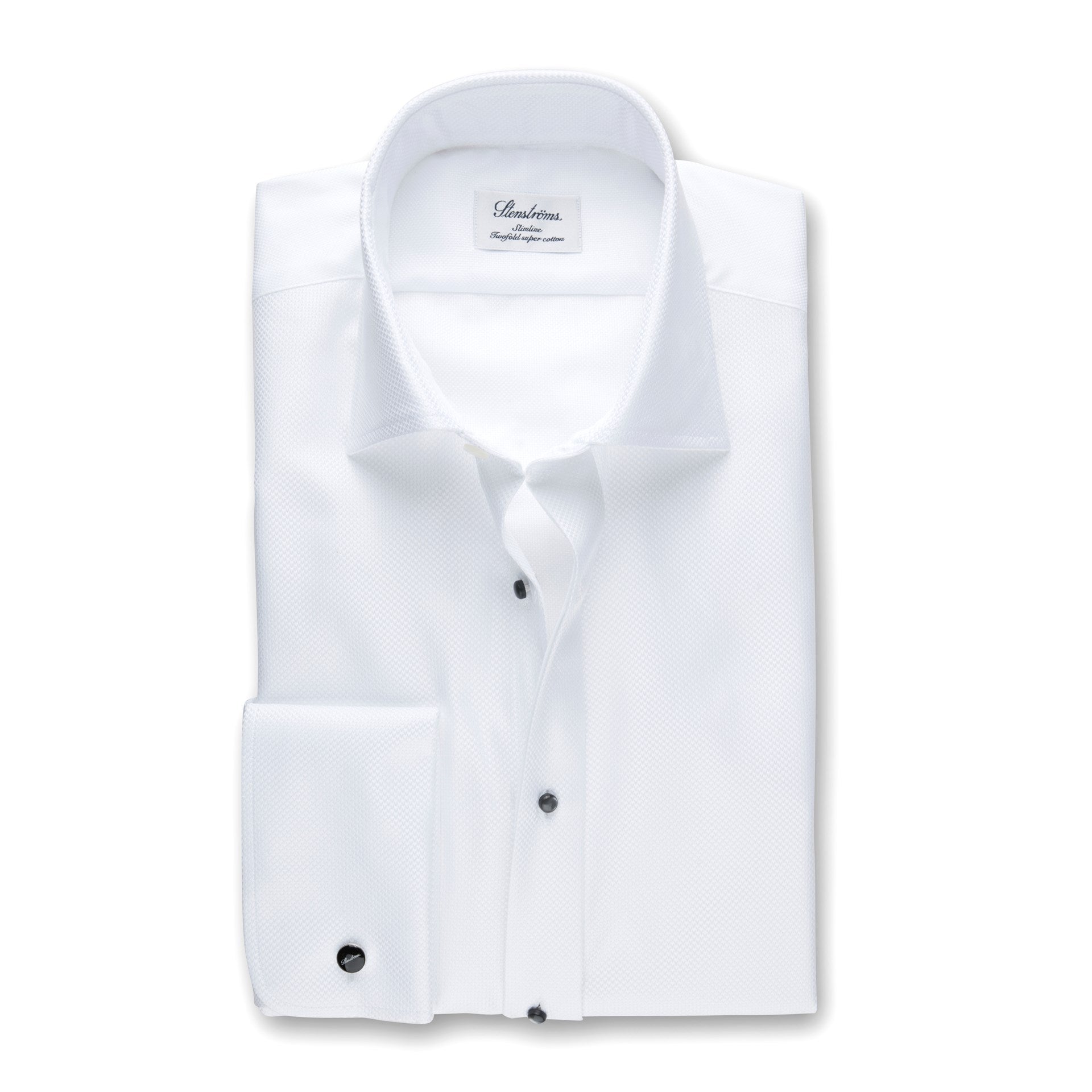 White Evening Shirt, French Cuffs