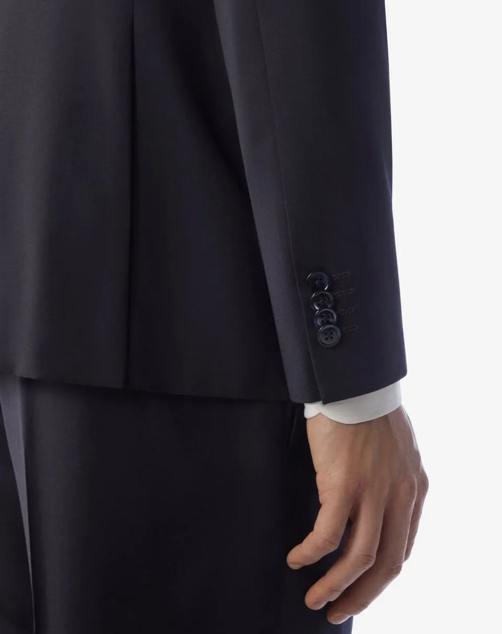 Navy blue pure wool tuxedo