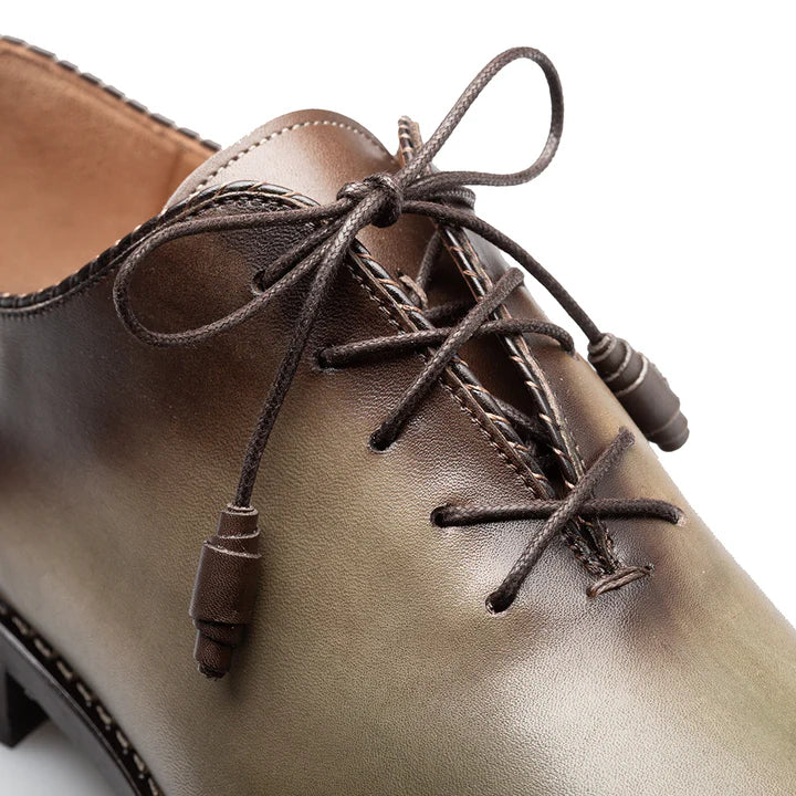 BARBARO TWO-TONE OXFORD