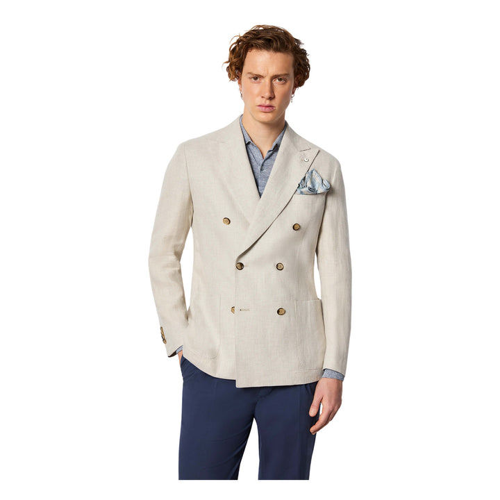 Double-breasted TOM jacket - beige