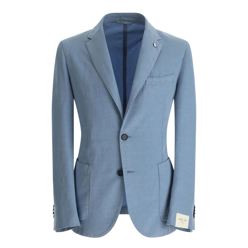 Garment-dyed JACK jacket - powder blue