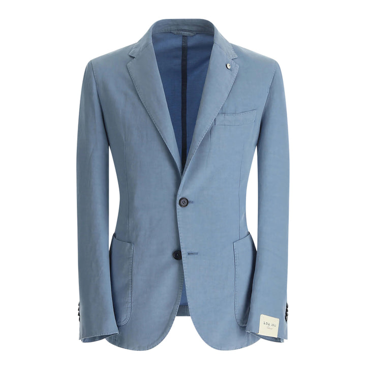 Garment-dyed JACK jacket - powder blue