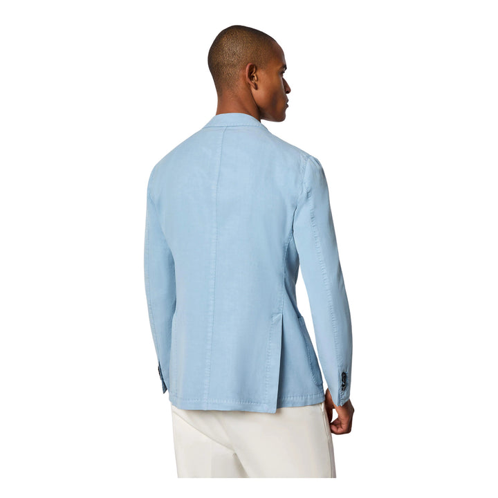 Garment-dyed JACK jacket - powder blue
