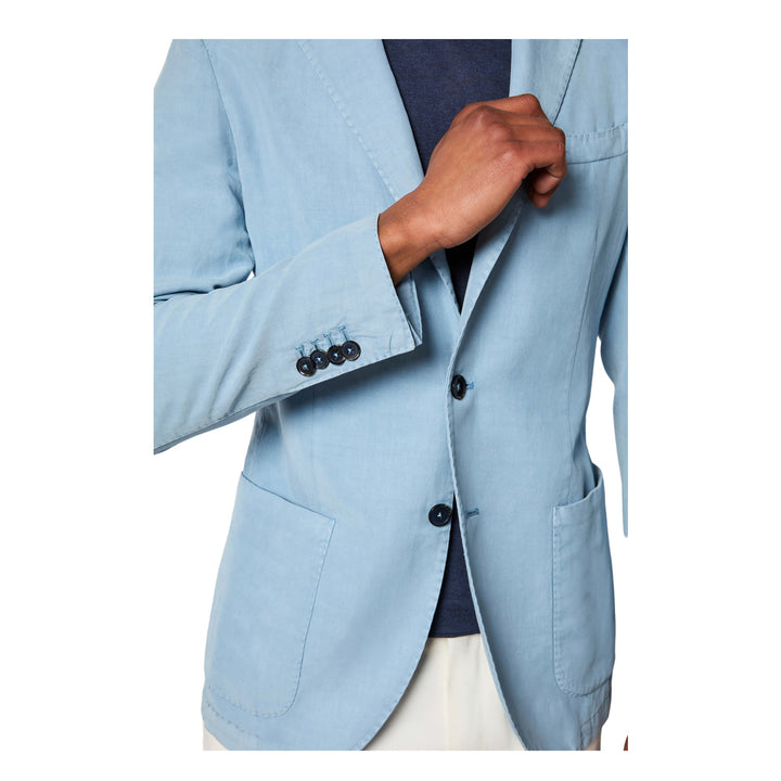 Garment-dyed JACK jacket - powder blue