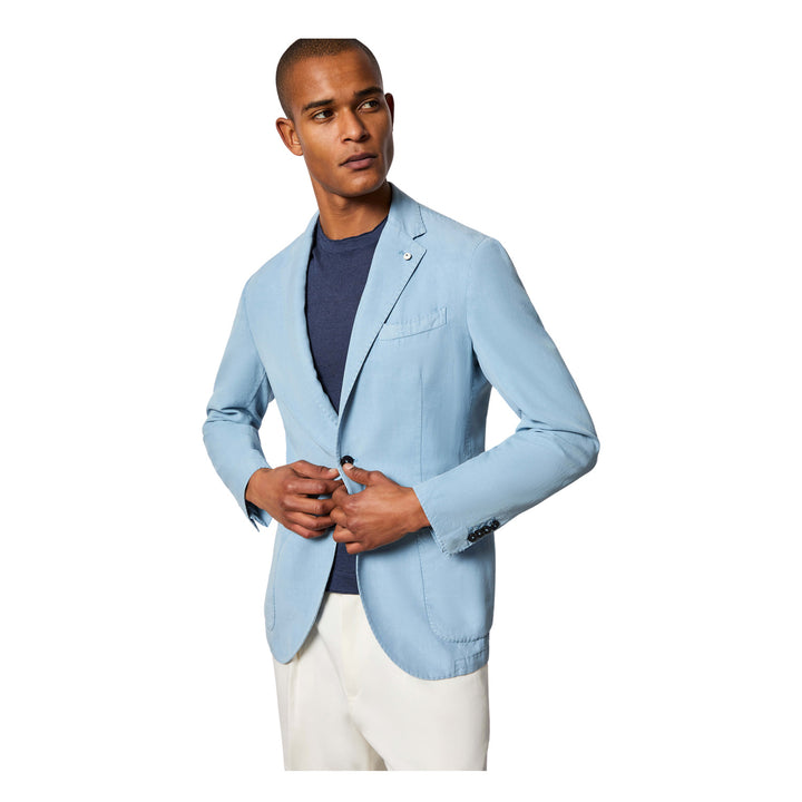 Garment-dyed JACK jacket - powder blue
