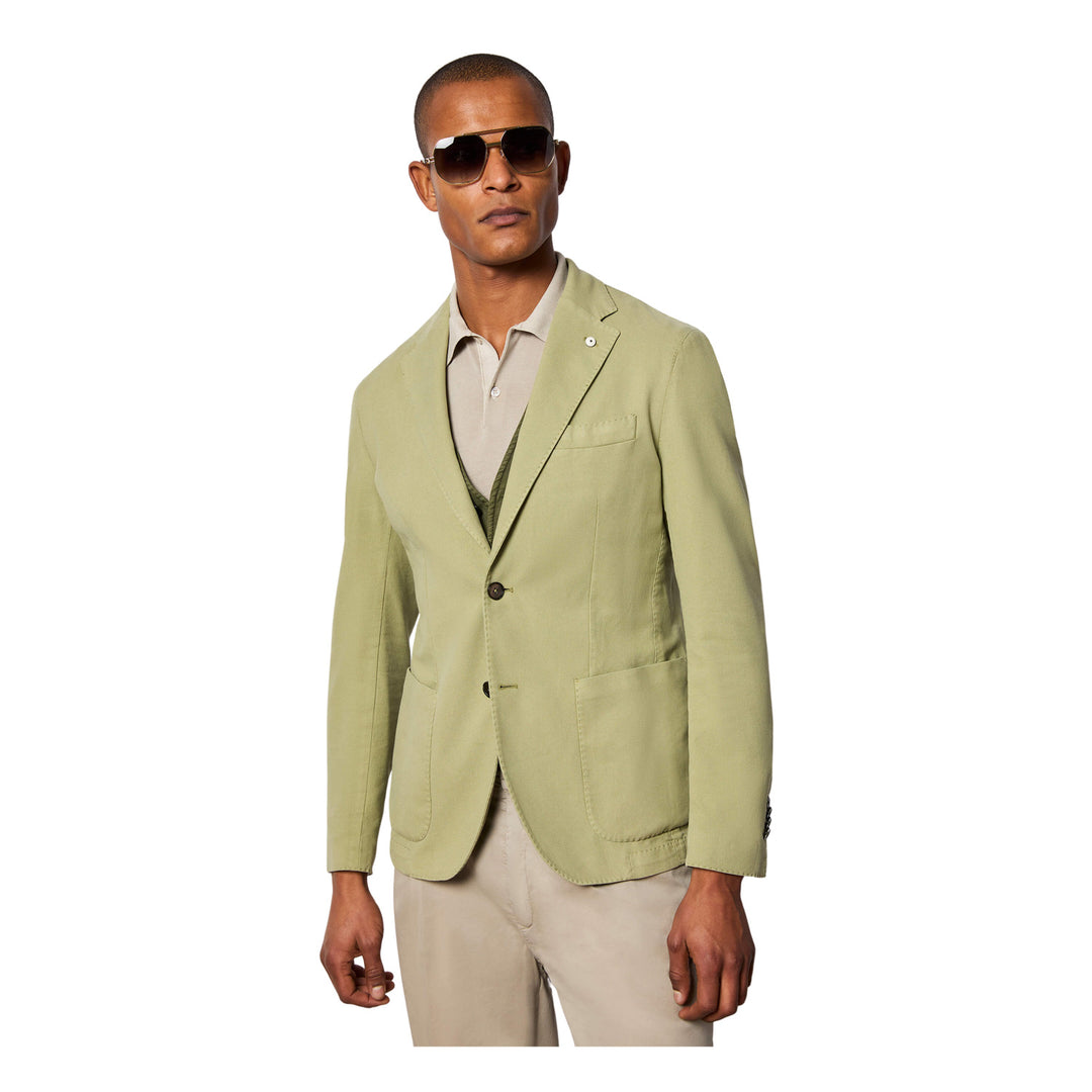 Garment-dyed JACK jacket slim fit - green
