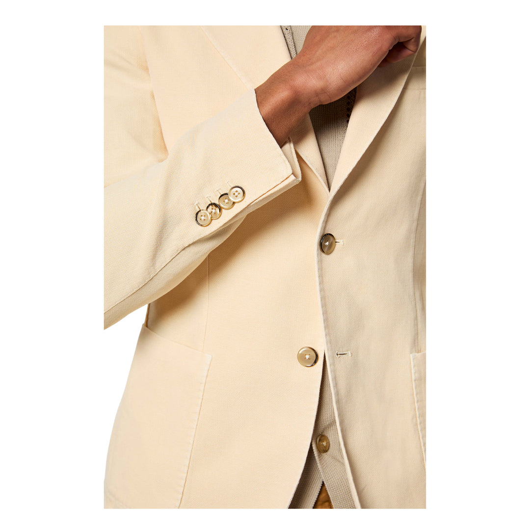 Garment-dyed STEVE jacket - ivory