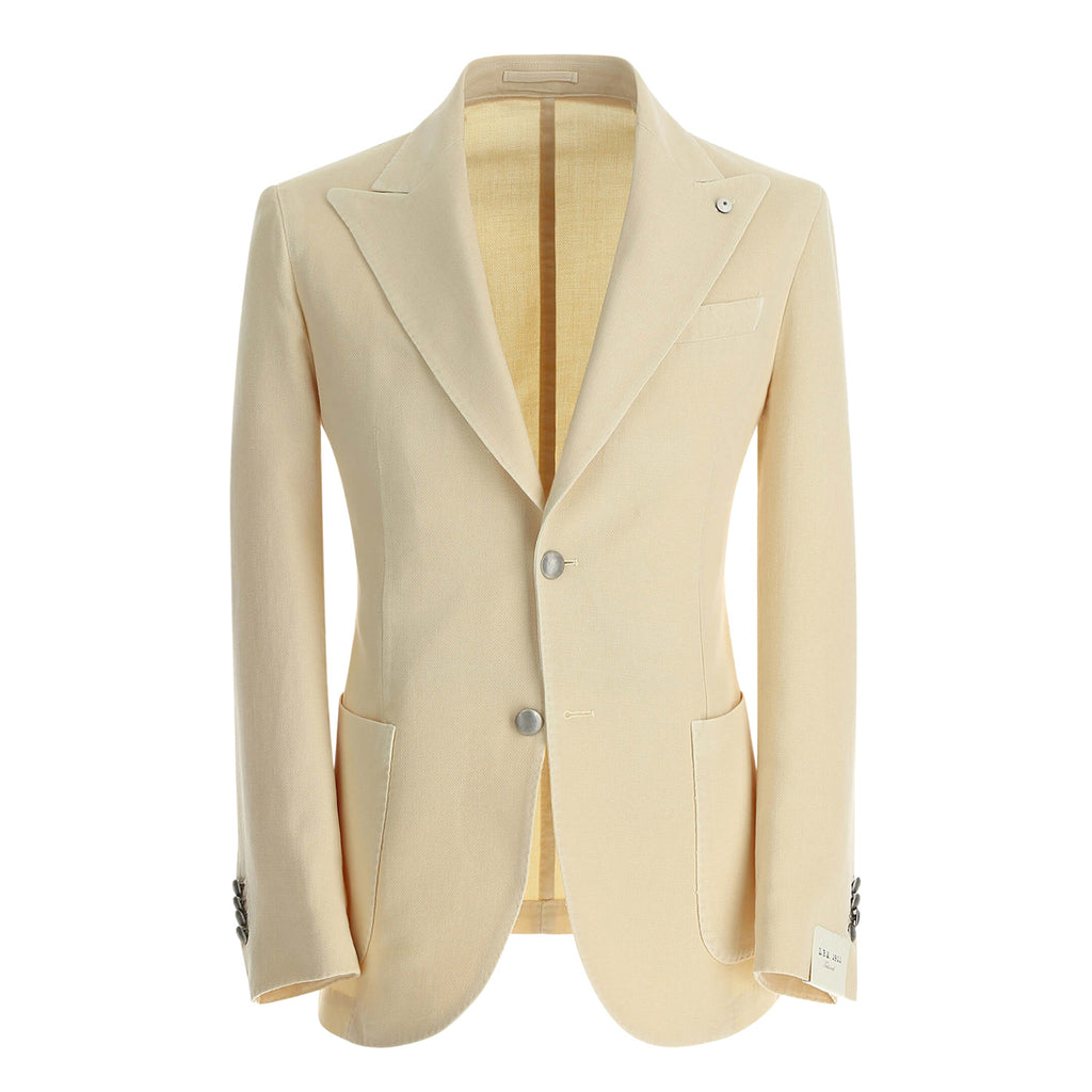 Garment-dyed STEVE jacket - ivory