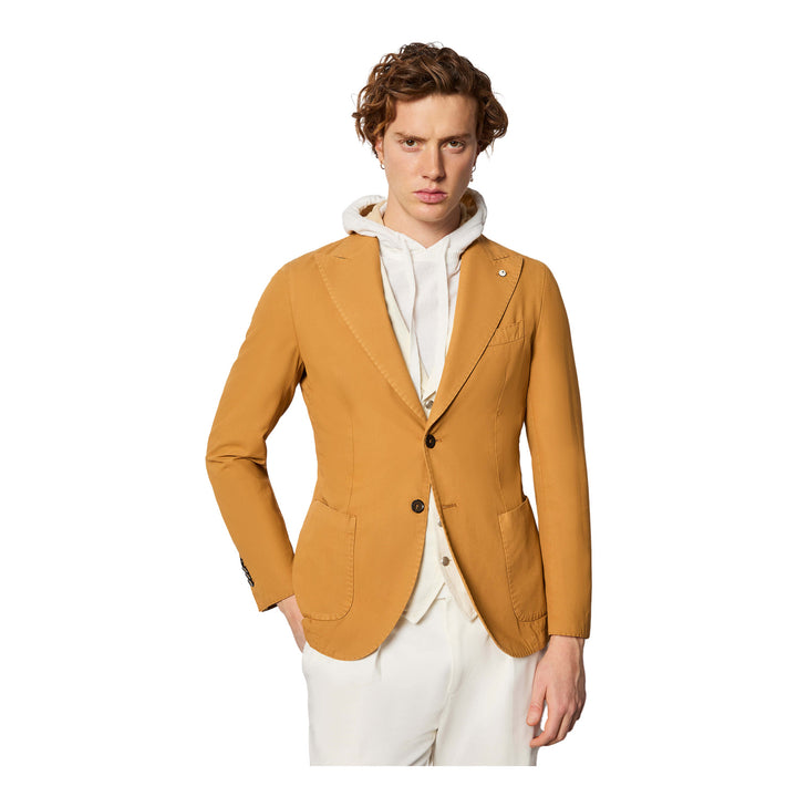 Garment-dyed STEVE jacket - ochre