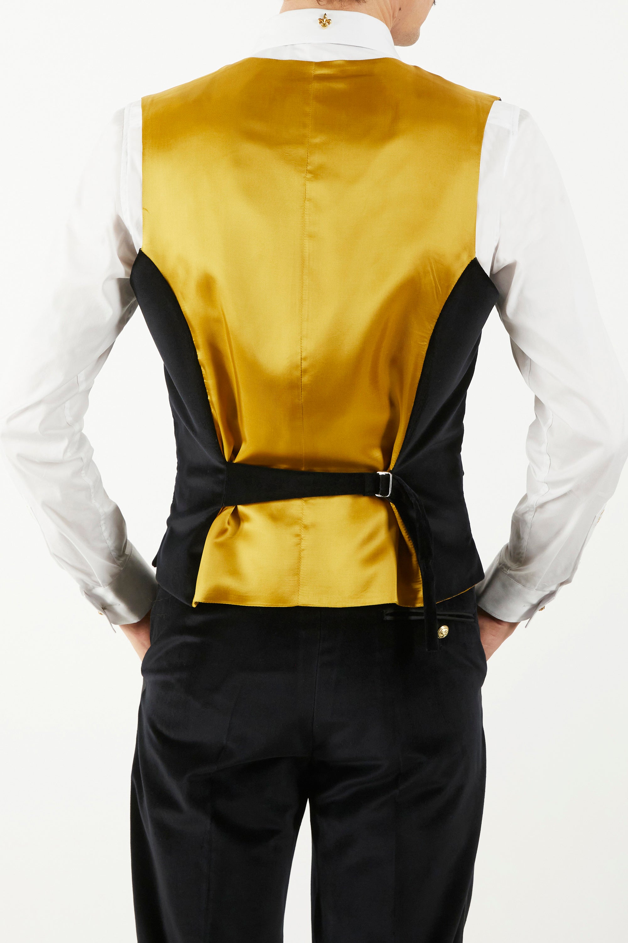 Black Velvet Vest