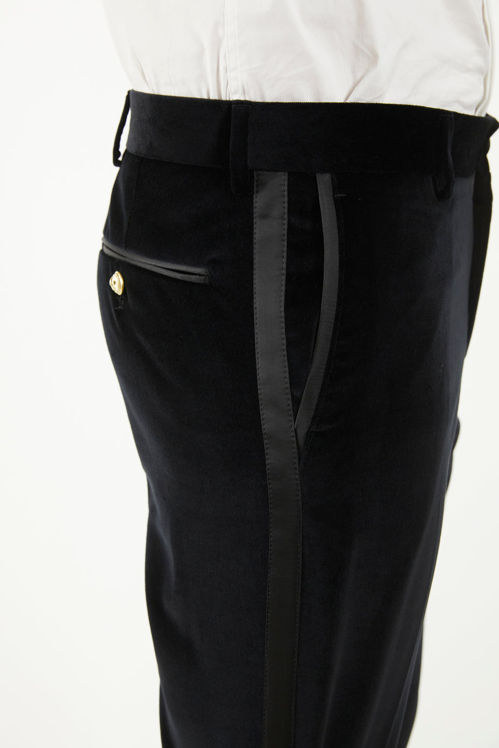 Black Velvet Pants
