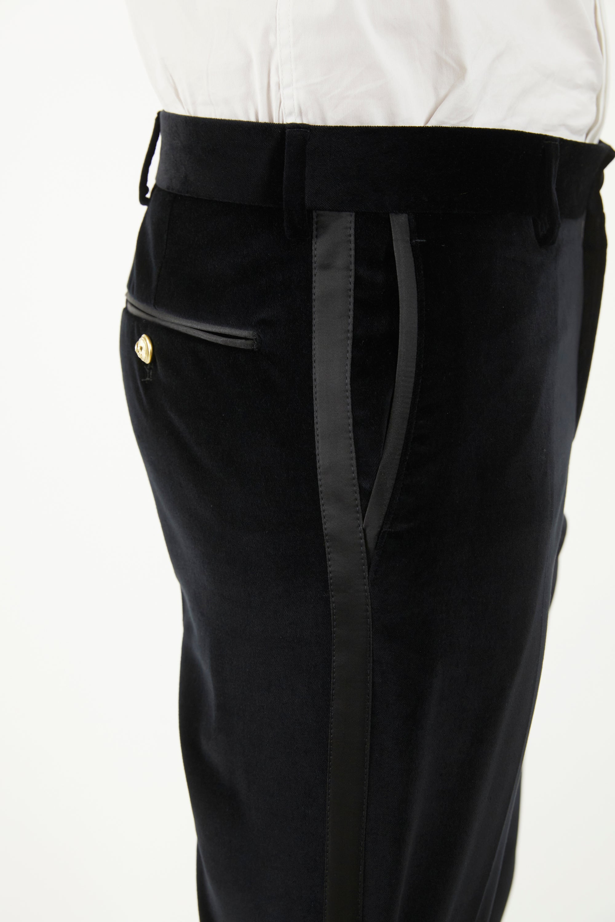 Black Velvet Pants