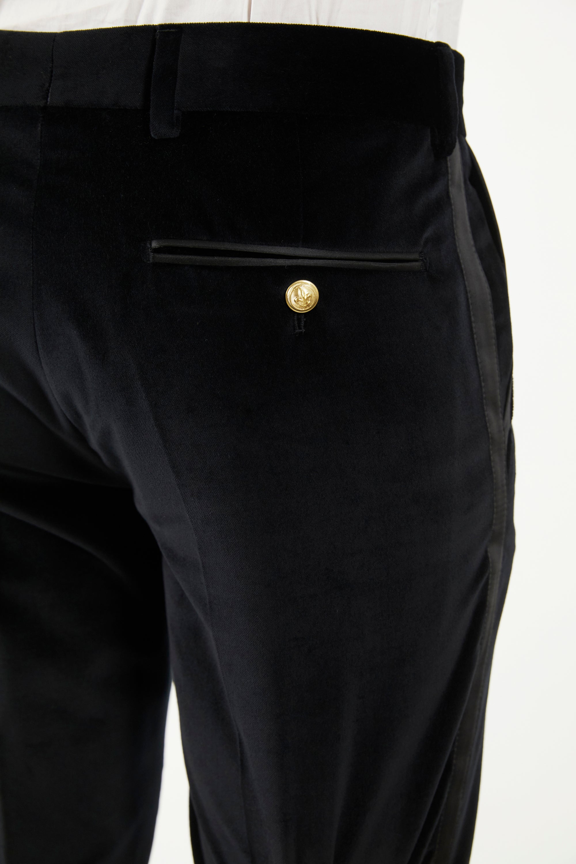 Black Velvet Pants